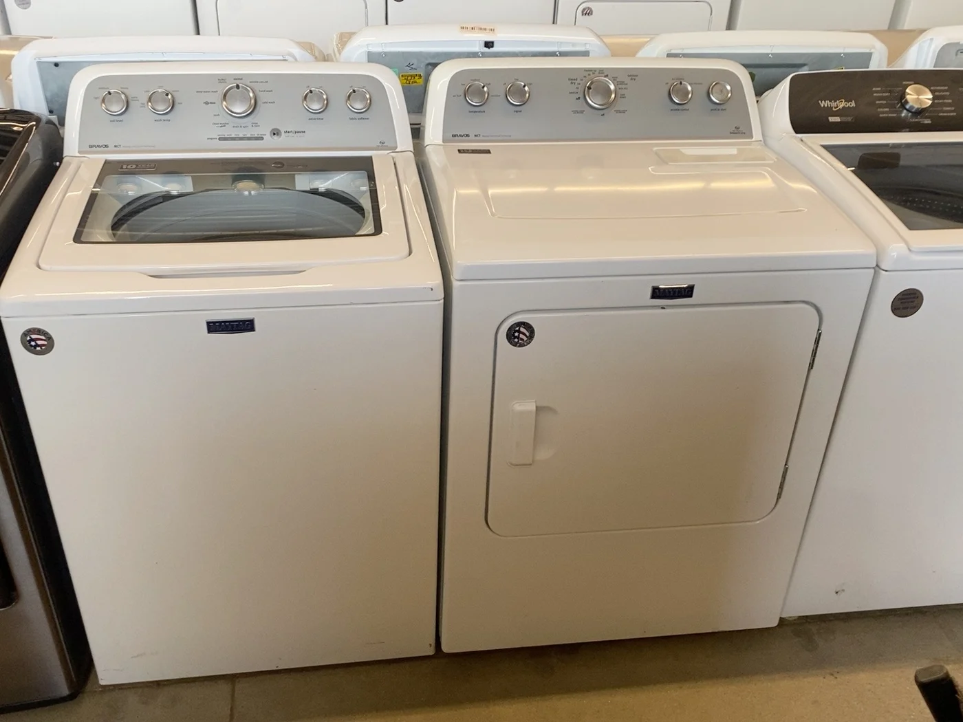 Maytag White washer & dryer set